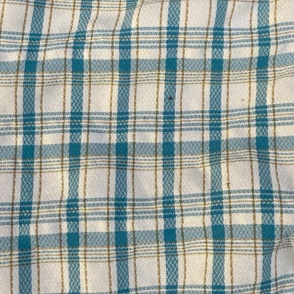 Wrangler Shirt Mens Large Plaid Long Sleeve Casual Button Up Vented Breathable - Picture 8 of 16